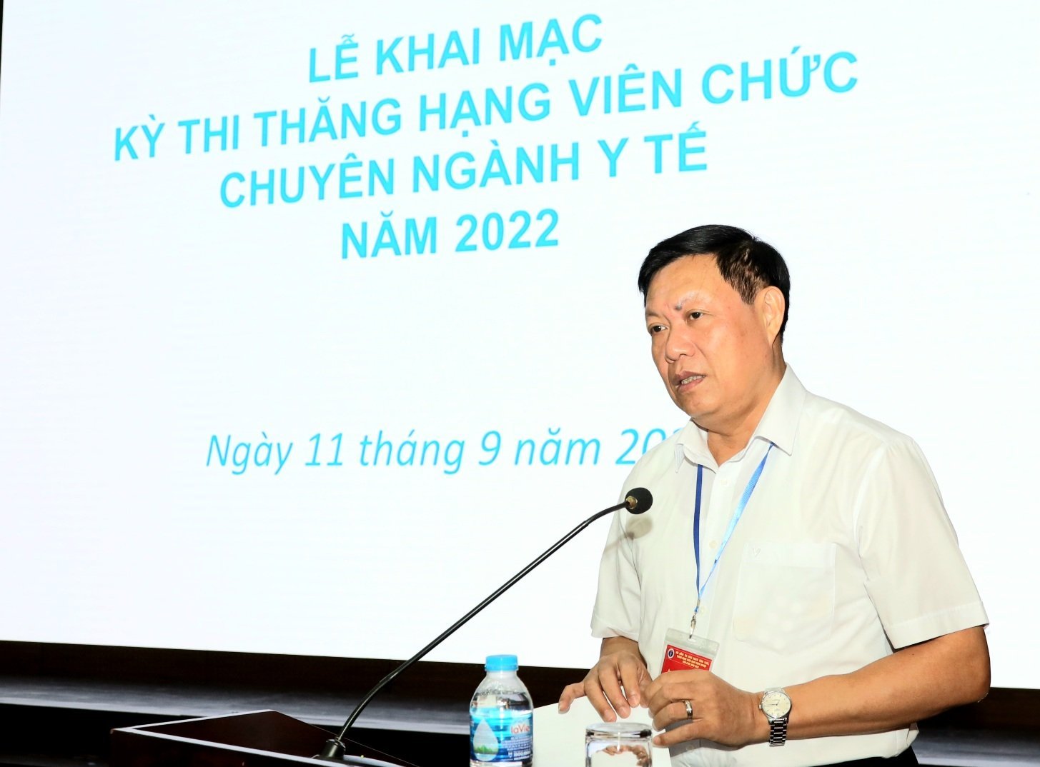 Gần 2.000 thí sinh tham dự kỳ thi thăng hạng chức danh nghề nghiệp viên chức chuyên ngành y tế năm 2022